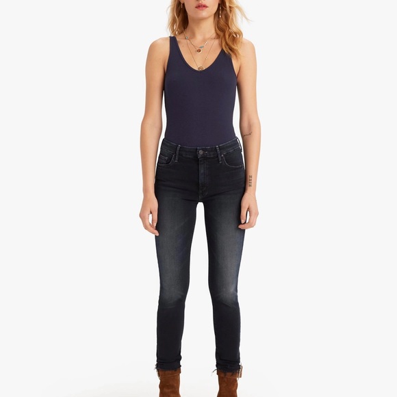 MOTHER Denim - MOTHER High Waisted Looker Ankle Fray in Last Call